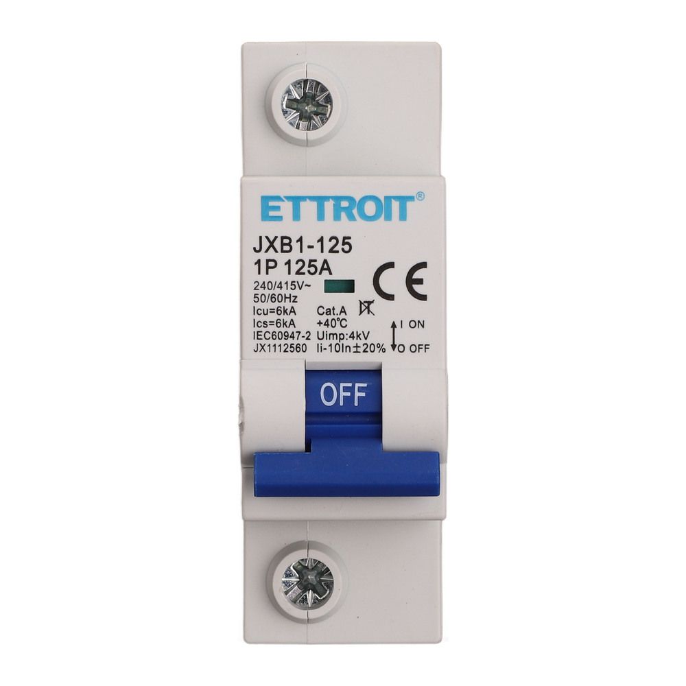 JX1112560 — Interruttore Magnetotermico 1P 125A 220V 6kA