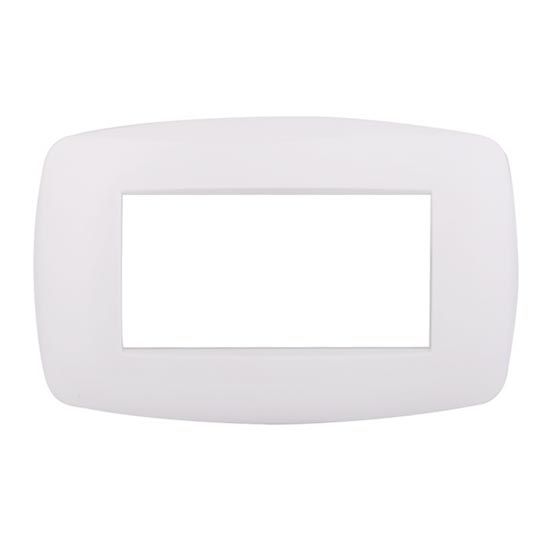 LN87401 — PLACCA SLIM 4P BIANCO