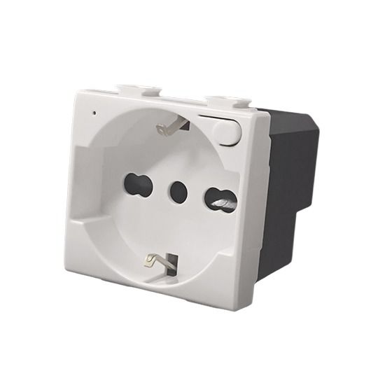 MTWF2102 — Presa Schuko Italiana wifi smart con meter 16A da incasso su serie civile