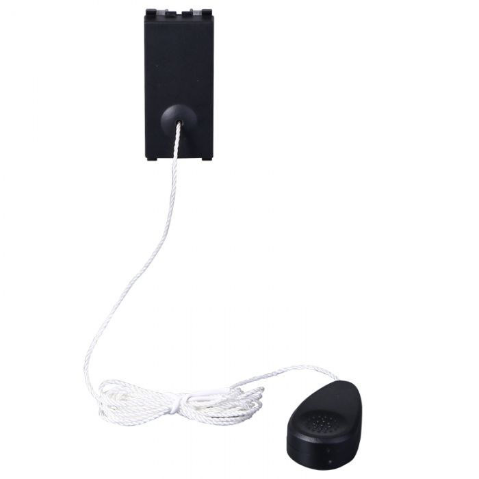 VA1101 — PULSANTE CON CORDA 10A NERO