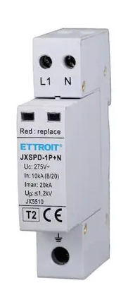 JXSPD-1P+N — Scaricatore Di Sovratensione 1P+N 20kA-40kA T2